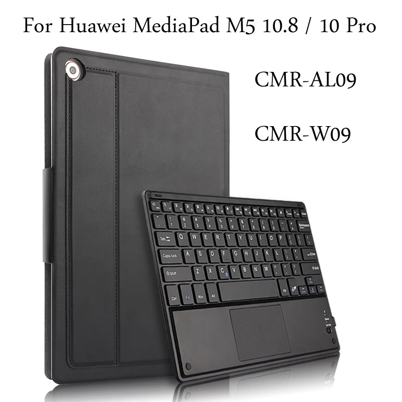 Magnetically Detachable ABS Bluetooth Keyboard Cover Case For Huawei MediaPad M5 10.8 / 10 Pro CMR-AL09 CMR-W09 +Gift