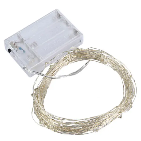 

3M 30 LED Battery & Plug Micro Copper Wire Fairy String Lights Decorative for Christmas Wedding Parties DC112