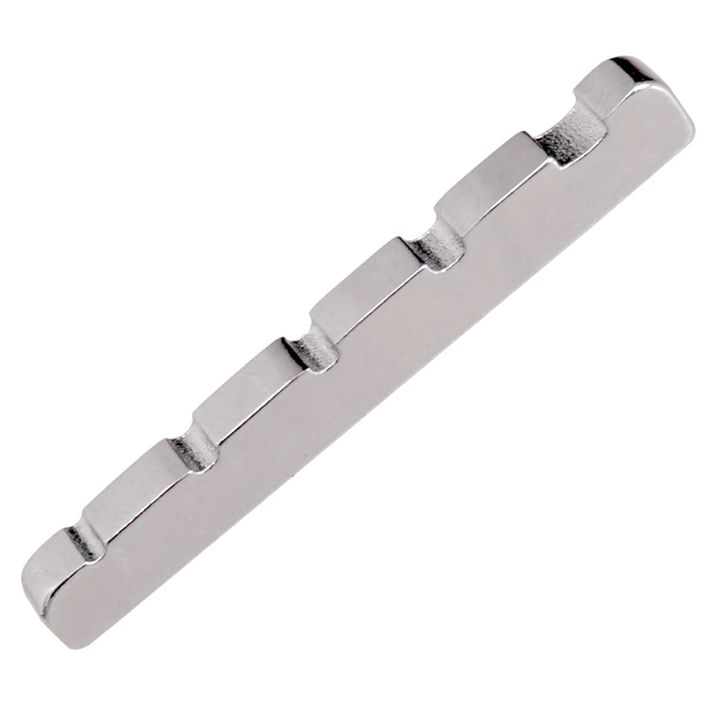 Stainless Steel Electric Guitar Bass Slotted Nut Locking Roller Bridge for Electric Acoustic Guitar Bass Guitar Accessories