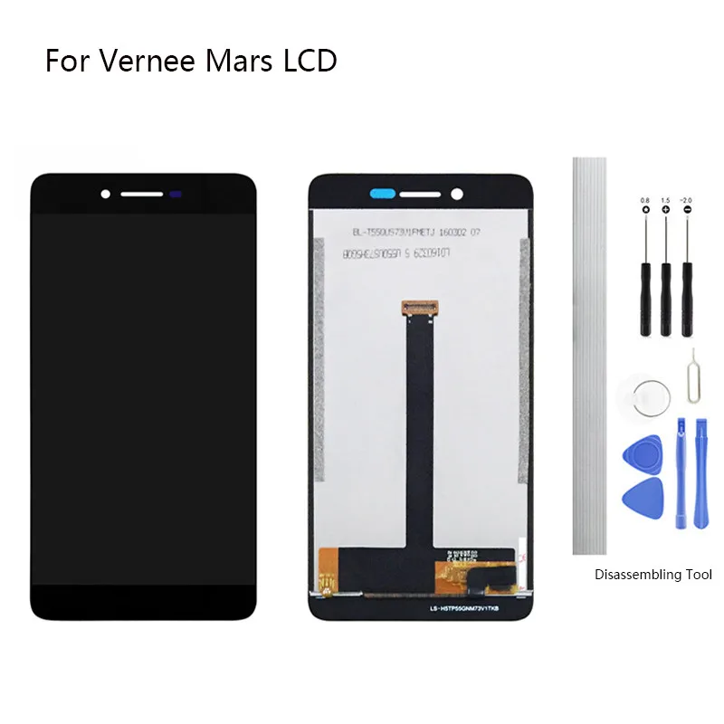 

Display Screen Replace For Vernee Mars LCD Touch screen 5.5 inch black for Vernee Mars Touch screen LCD LCD Without Frame