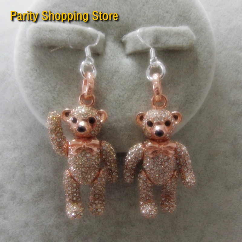 

ThomasPT1478 Teddy Bears Pendant Ts Style GLAM And Fashion Lovers' jewelry For Women In 925 Sterling silver Fit Bag Bracelet