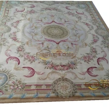 Топ Мода Tapete Подробнее о 9' X 12' ручной Узелок толстый плюшевый французский коврик «савонри» ковер сделан на заказ XY-06gc33savyg28