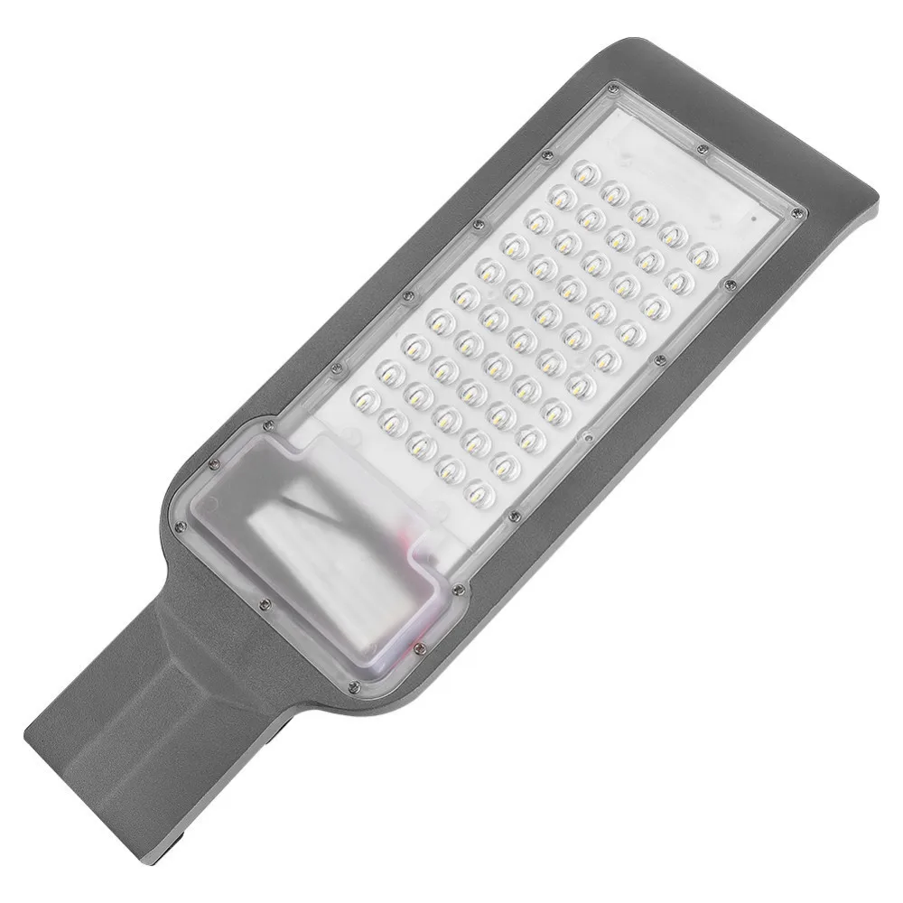 Online Impermeable IP65 30 W 50 W Led lámpara de calle cabeza aluminio lámpara de camino en exteriores Led Luz de inundación de calle Jardín lámpara de punto AC85 265V