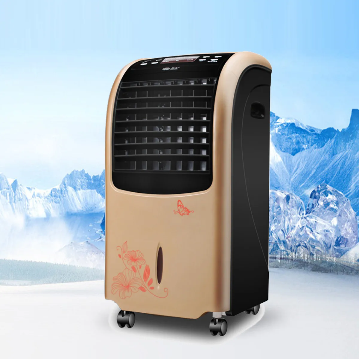 

220V 80W Evaporative Portable Air Conditioner Cooler Fan Cooling Remote Conditioner Energysaving Purifier Personal