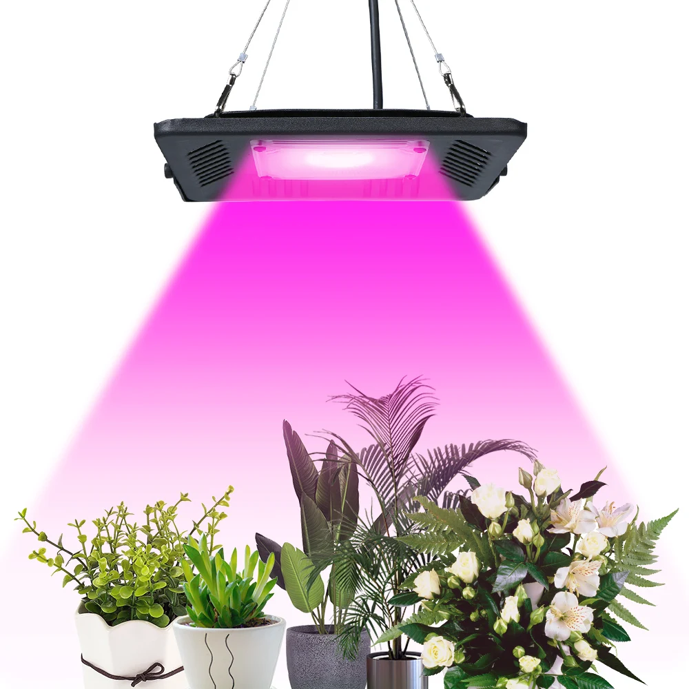 

Farm IP65 Waterproof AC110V 220V 100W 200W COB Plant Growth Light Flora Growing Lamp for Indoor Outdoor Use Balcony GreenHouse