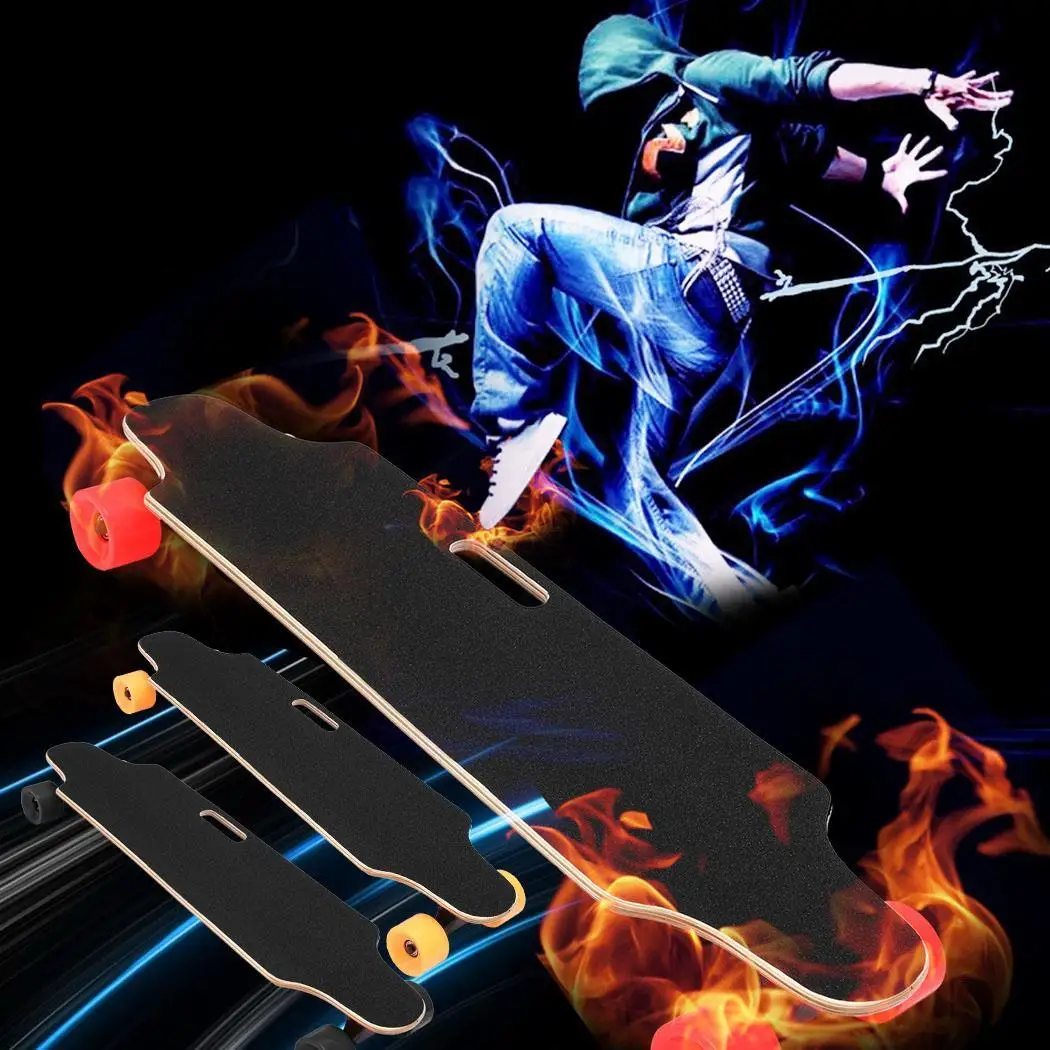 

250W 4 Wheels Adult Electric Scooter Skateboard Maple Deck Longboard E Scooter with Wireless Remote Controller Kick Scooters