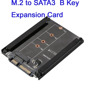 

M.2 To SATA3 Bkey 22PIN SSD NGFF Riser expansion card adapter converter For WINXP/2000/MAC/Linux /VISTA switch