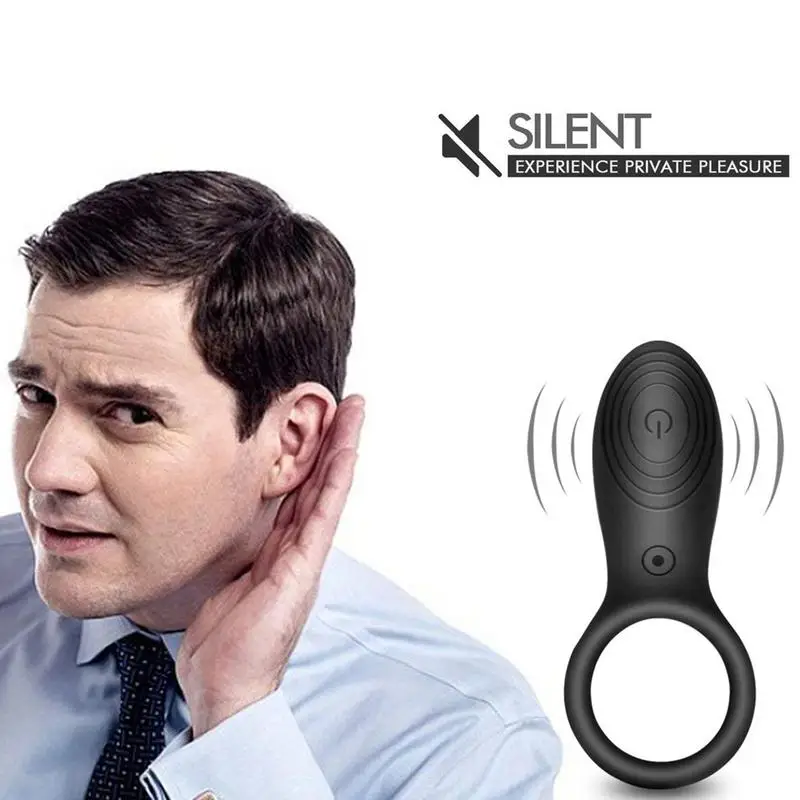 Вибратор кольцо для мужской мастурбации клитора стимулятор в форме пениса