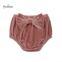 Pudcoco/Новое Брендовое детское платье с бантом, шорты из полипропилена, повседневные однотонные шорты