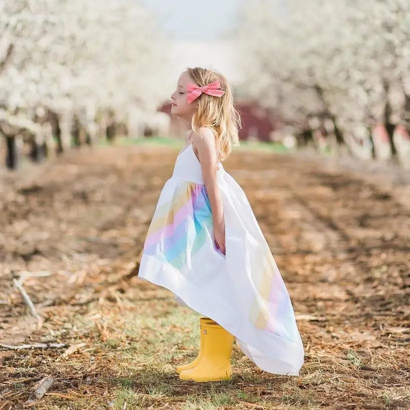 

2019 beach girls Princess Dress Vestido Menina kids dress for girls Meisjes Jurk casual Girl Party Dress costume girl clothes