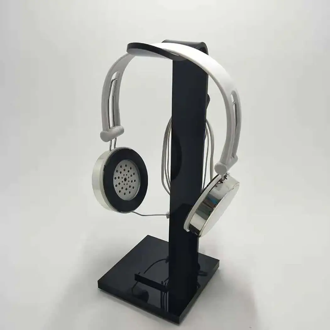 

Multi-function Headphone Stand Earphone Display Stand Headset Stand Bracket Home Black
