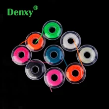 1 шт. стоматологический кронштейн использование упругой цепи питания ортодонтический кронштейн стоматолога Brace непрерывный закрытый короткий длинный ортодонтический EChain