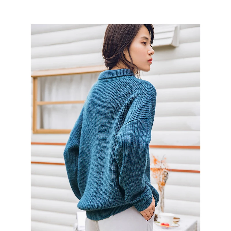 INMAN зимние высокие сапоги, с круглой горловиной, Утепленная одежда корейская мода Стиль идеально подходят к Для Женщин Повседневный пуловер свитер