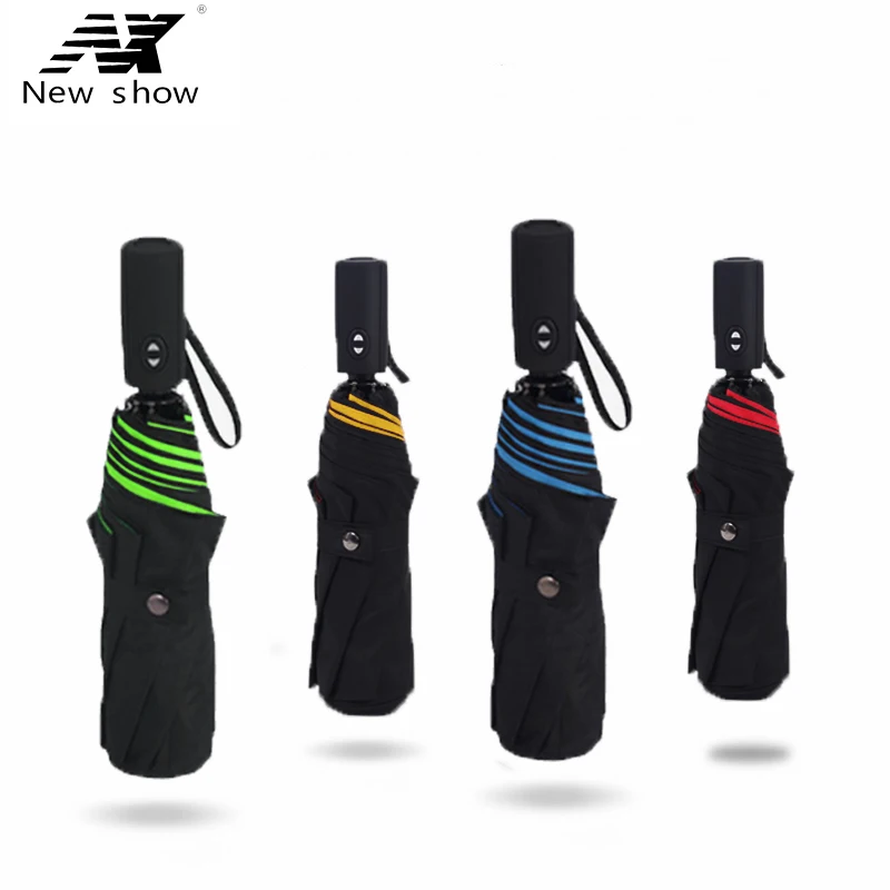 

Winter Promotion Double Layer Three Folding Umbrella Rain Women Anti-Uv Automatic Umbrella Windproof Sun Women Corporation