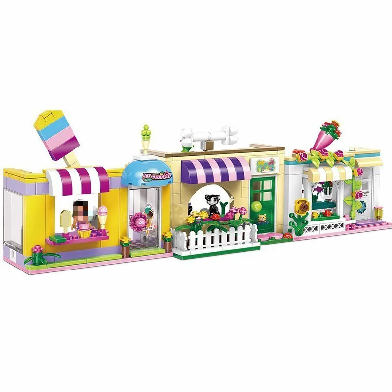 

New Block Xb12006 Campus Girl Series Happy Dormitory Assembling Spelling Insert Plastic Blocks Alpinia Small Grain Toys 1334pcs