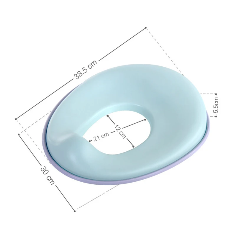 Тренировочное сиденье для горшка для мальчиков и девочек, нескользящее с защитой от брызг, включает Бесплатный крючок для хранения