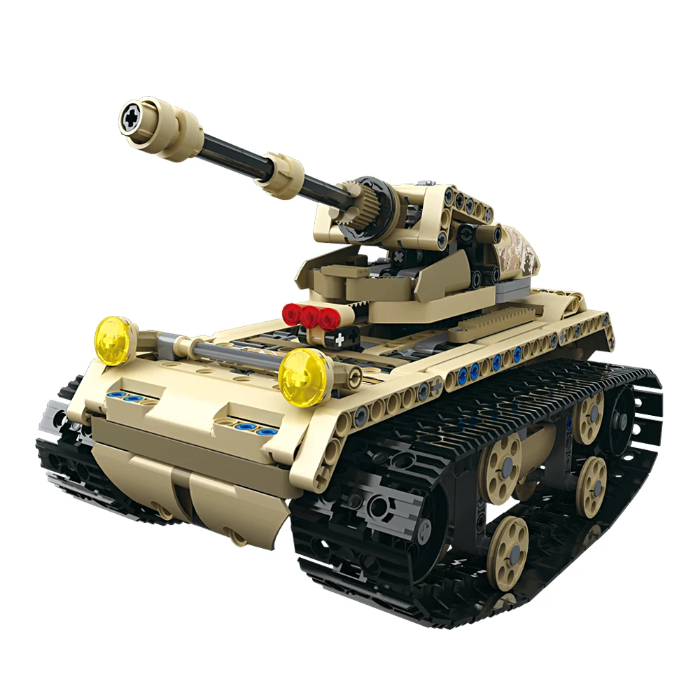 Remote Military Tanks Building Blocks Toys Compatible Legoed Technic Armor Alliance Marine Corps Remote Control Tank Block Toy