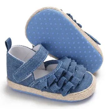 

Newborn Baby Shoes Autumn/Spring Lace Baby Girls Shoes First Walkers Fashion Soft Bottom Girl Princess Shoes