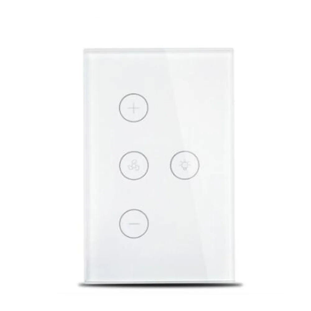 

CLAITE AC100-240V Smart Controller WiFi Fan Light Switch Compatible with Alexa Google Home Smart Life App AC100-240V