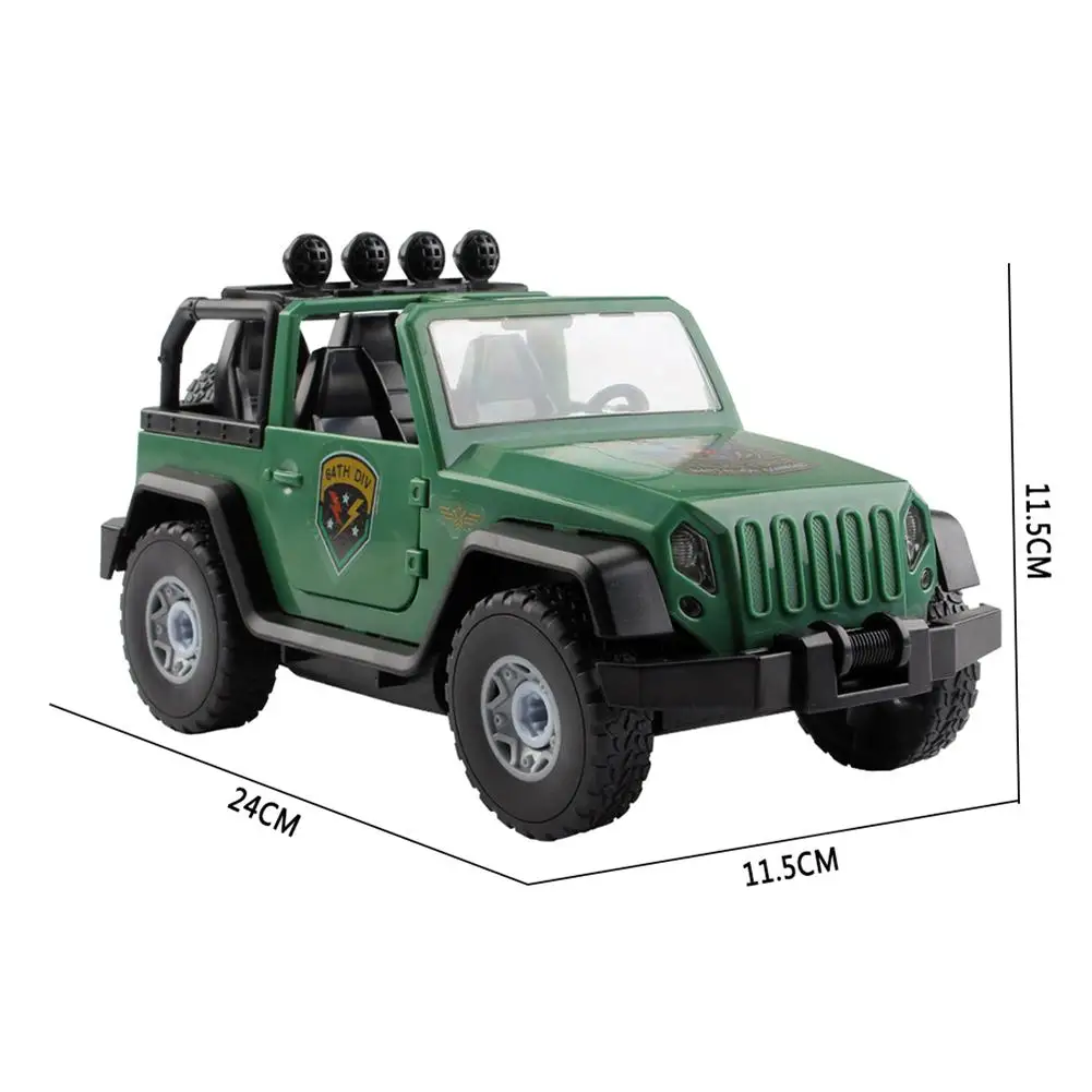 44 шт./компл. DIY Сборная модель Jeep Car Kit Детская дрель шурупы игрушки строительная