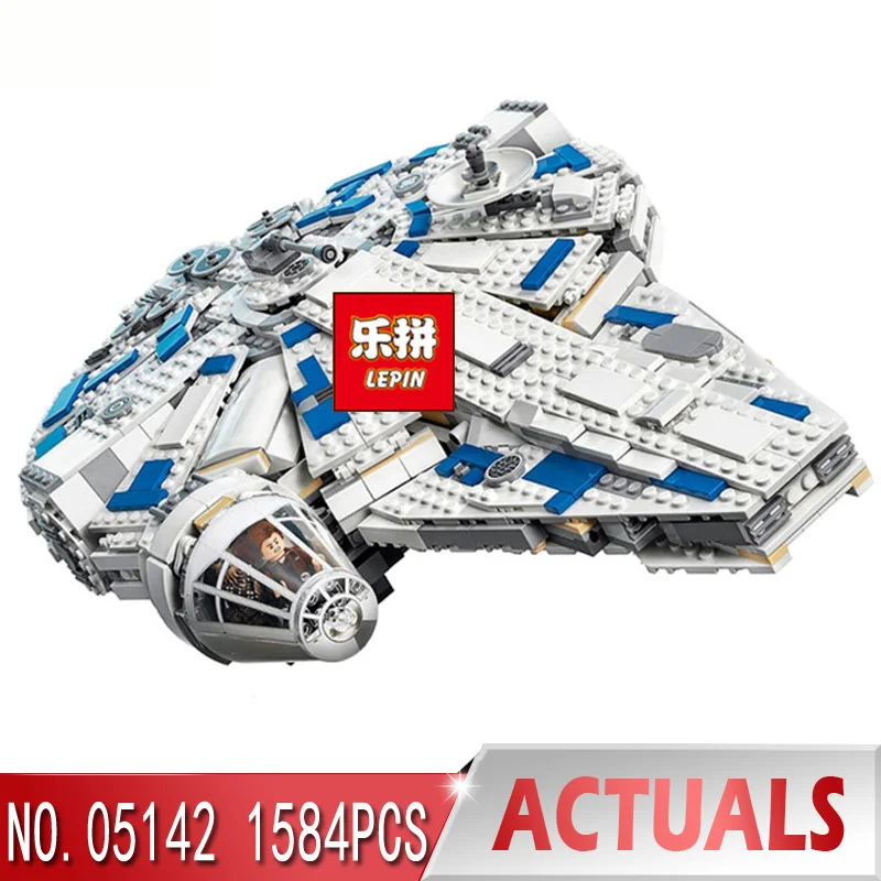 

DHL LEPIN 05142 Star Building Blocks Force kid Awakens Millennium Falcon Model Wars Legoingys 75212 Kids Boys Toy Birthday Gifts