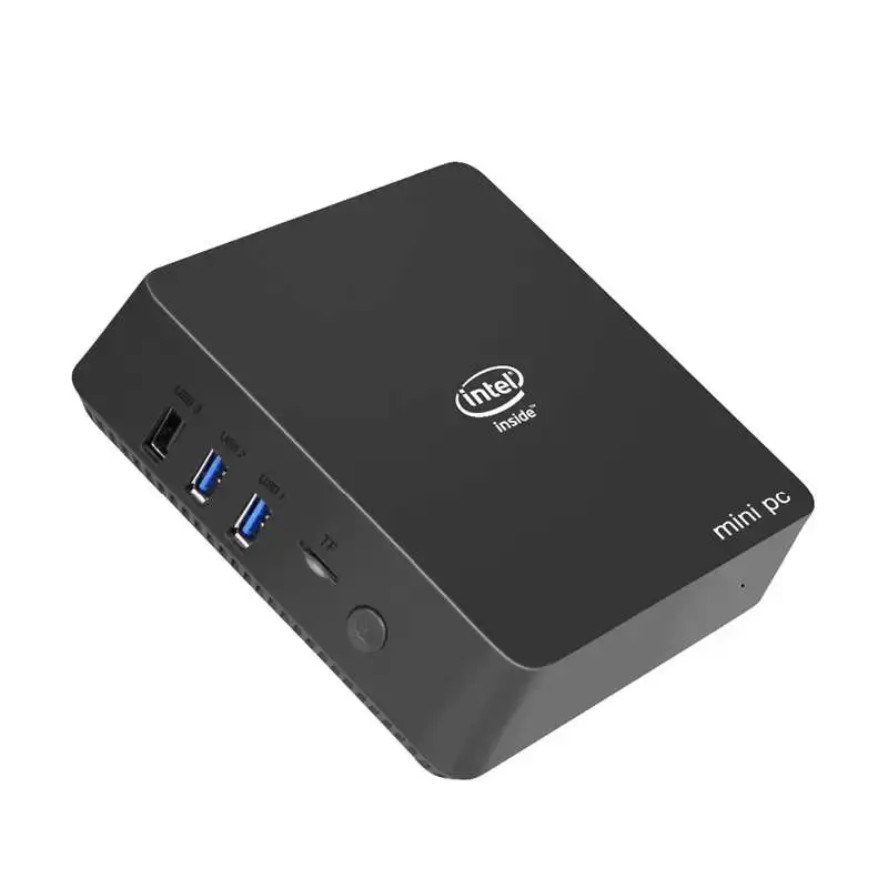Мини компьютер с четырехъядерным процессором Intel Apollo Lake Celeron J4105 мини ПК двумя