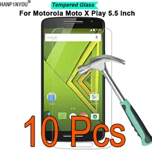 10 шт для Motorola Moto X Play XT1562 XT1563 9 H твердость 2.5D ультра-тонкий закаленное Стекло фильм Экран протектор гвардии