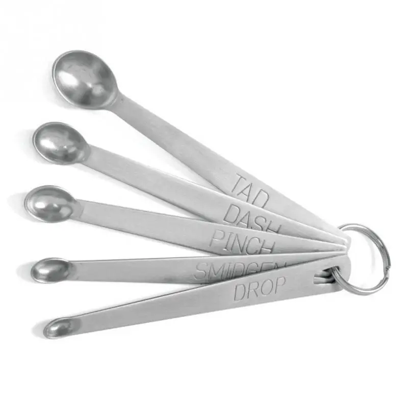 

5pcs Durable Tableware Accessories Sauce Home Measuring Spoon Kitchen Tool Mini