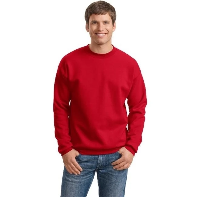 Hanes F260 Mens Ultimate Cotton Crewneck Sweatshirt Deep Red Medium ...