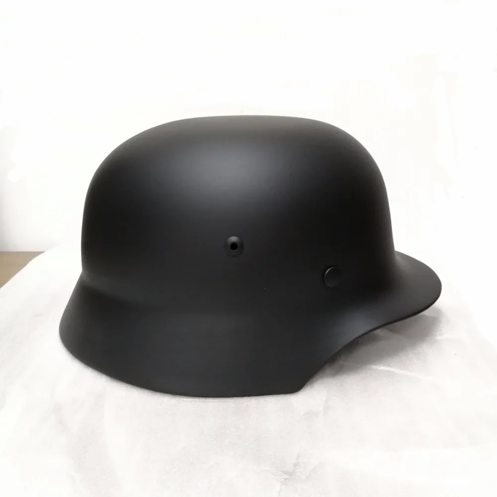 WW2 Немецкий M35 Стальной шлем WW II немецкий защитный мотоциклетный Repro 2 мировая
