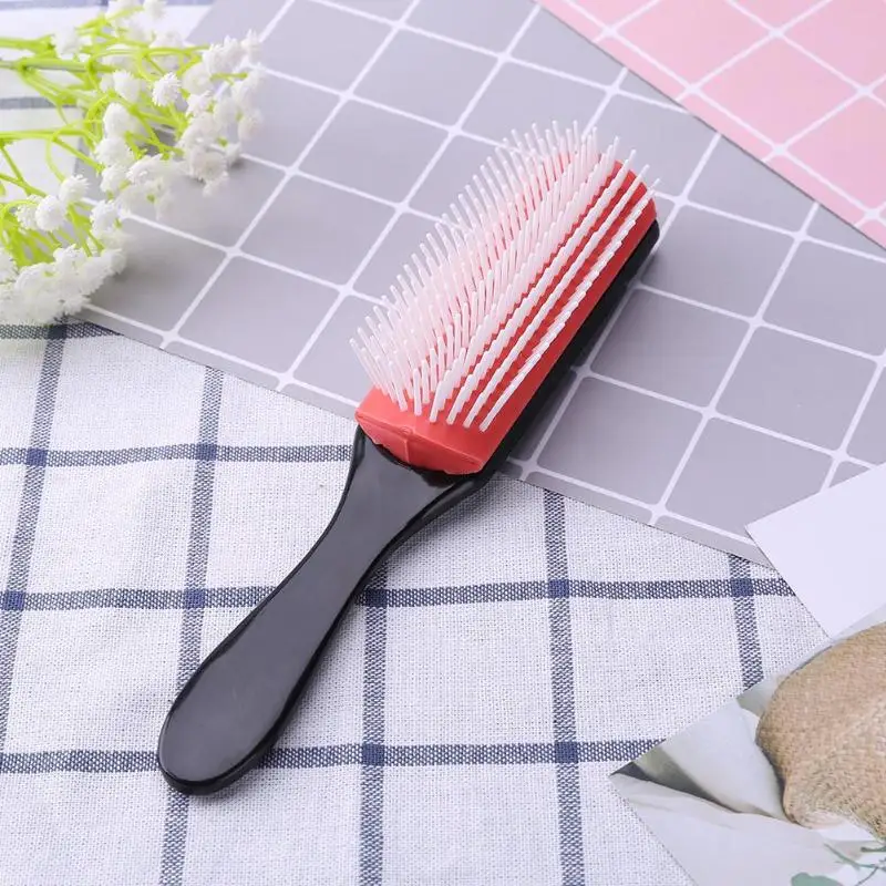 9 Rows Hairdressing Comb Anti-Static Hair Brush Scalp Massager Men Oil Comb Hair Styling Tool