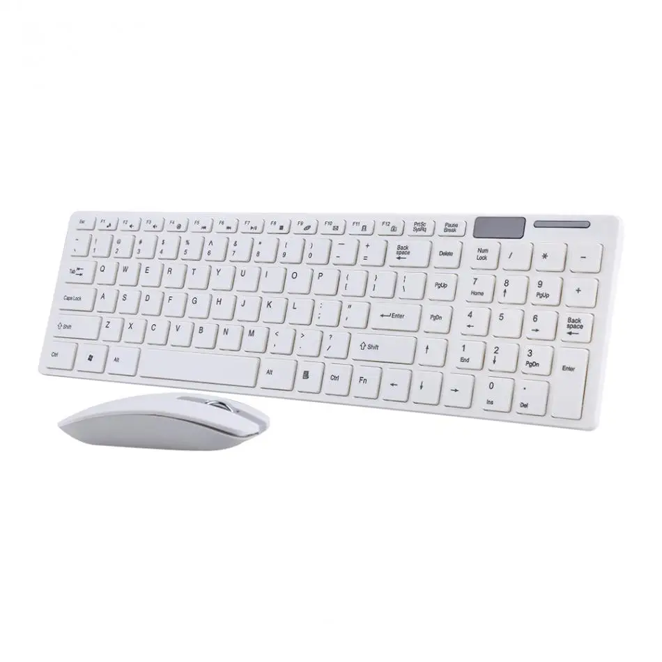 

2.4G Optical Wireless Keyboard Wireless Mouse Mice Usb Receiver Combo Kit For Pc Laptop Portable Ultra Thin Office Suit