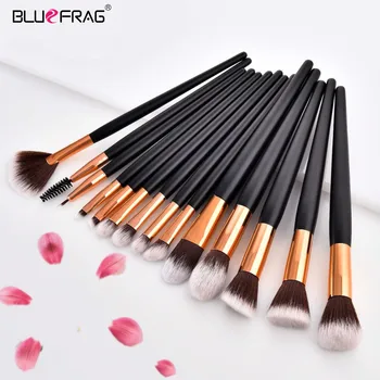 

BLUEFRAG Profesional Makeup Brushes Set Powder Foundation Blush Eye Shadow Blend Cosmetic Beauty Make Up Brush Tool Kit 4/7/14