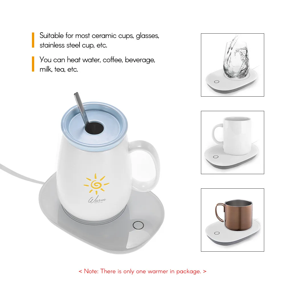 Desktop Coffee Mug Warmer Electric Cup Warmer Auto Shut ...
