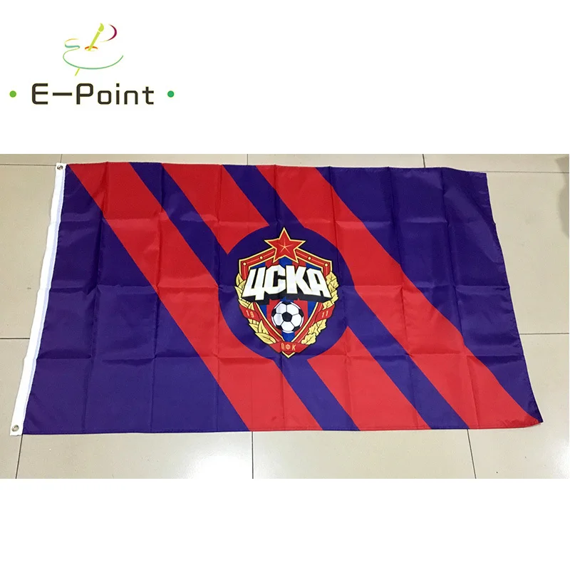 Россия PFC ЦСКА МОСКВА 3 фута * 5 футов (90*150 см) размер рождественские украшения для