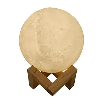 

880mL Air Humidifier 3D Moon Lamp Aroma Essential Oil Diffuser Purifier