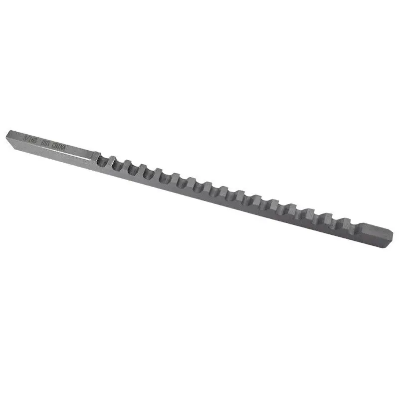 3/16 B Push-Type HSS Keyway Broach Inch Size with Shim Broaching Cutter Cutting Tools for CNC Machine