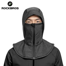 ROCKBROS зимний термальный лыжный нагрудник ветрозащитная шапка для сноуборда Лыжная маска для лица Зимний шарф для шеи Теплая велосипедная шапка для кемпинга головные уборы