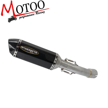 

Motorcycle Exhaust System Slip On Middle Pipe Link Muffler For H0NDA CB400 CB400SF VTEC All Year