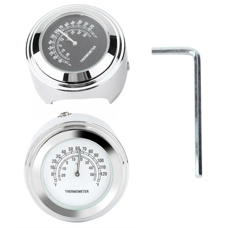

Instruments 22-25mm Waterproof Motorcycle Handlebar Mount Temp Thermometer Accessories accesorios moto