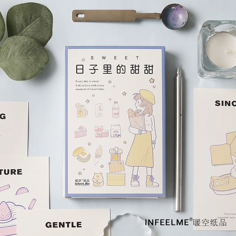 

30Sheets Lovely Postcard Kawaii Card Paper Planner Cardmaking Bullet Journal