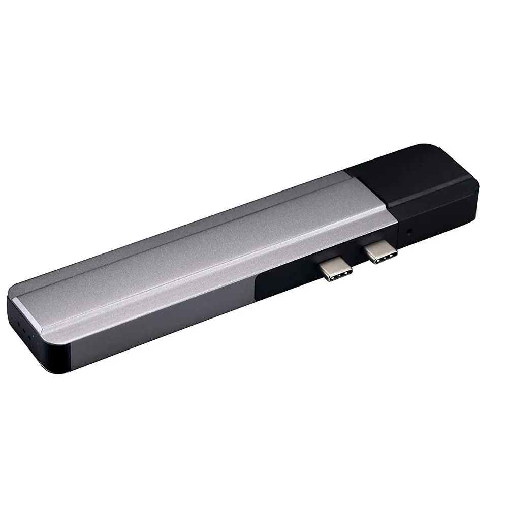 USB C концентратор Тип thuberborlt 3 адаптер к HDMI 4K Gigabit Ethernet с 1000 Мбит/с 0 порт зарядного