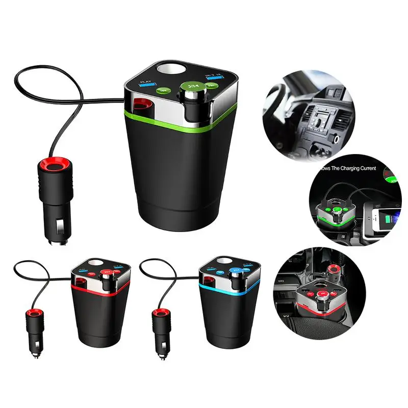 Автомобильный адаптер с гнездом зажигания A28 зарядное устройство MP3 Bluetooth