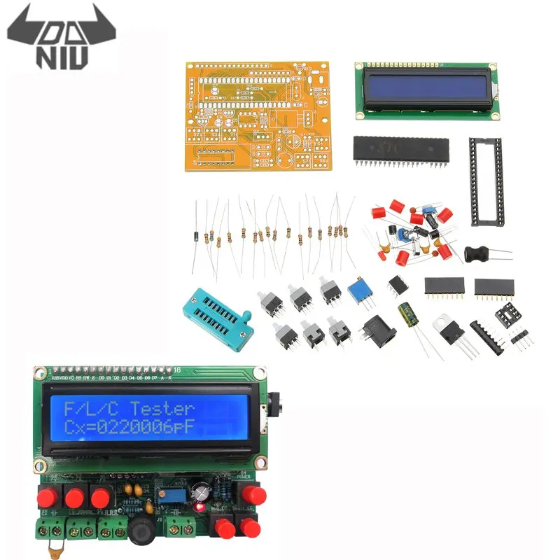

DANIU DIY High-Precision Digital Inductance Meter Capacitance Meter Frequency Meter Kit High Level Capacitor Charges