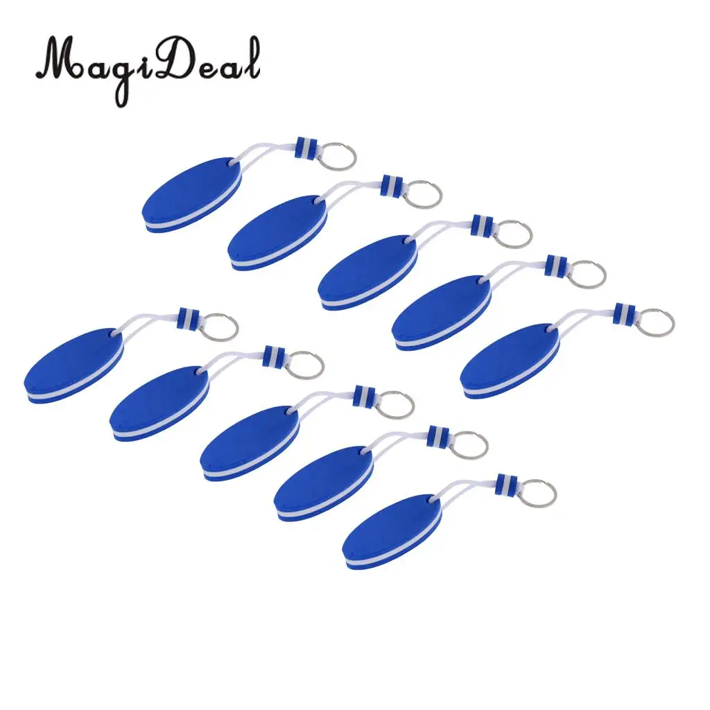 10 قطعة يخت القوارب العائمة المفاتيح كيرينغ مفتاح حلقة-الإبحار ركوب الأمواج الأزرق لتصفح تجمع اكسسوارات