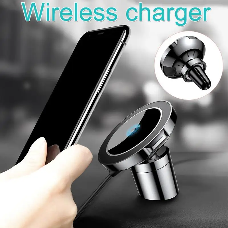 

New Qi Automatic Induction Car Mount Wireless Charger For Samsung iPhone XS Max X XR 8 Fast Wireless Charging Car Phone Holder