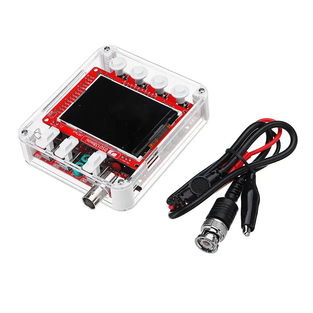 

Tech 13805K DSO138 Mini Digital Oscilloscope 200KHz DC 3.5V-6V With Case