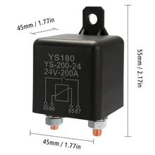 YS180 200A 24 В реле автомобильное Малый размеры легкий портативный автомобиля Электронный Управление элемент с 7 контакторы