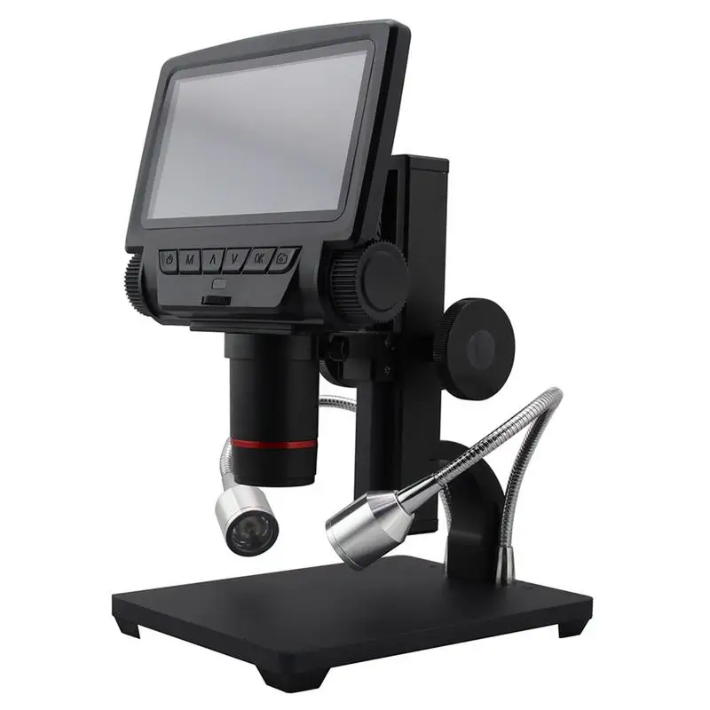 

5.0 Inch 1080P Digital USB HDMI/AV Microscope with Magnification Zoom LED Adjustable Light for Phone Repair Soldering Tool