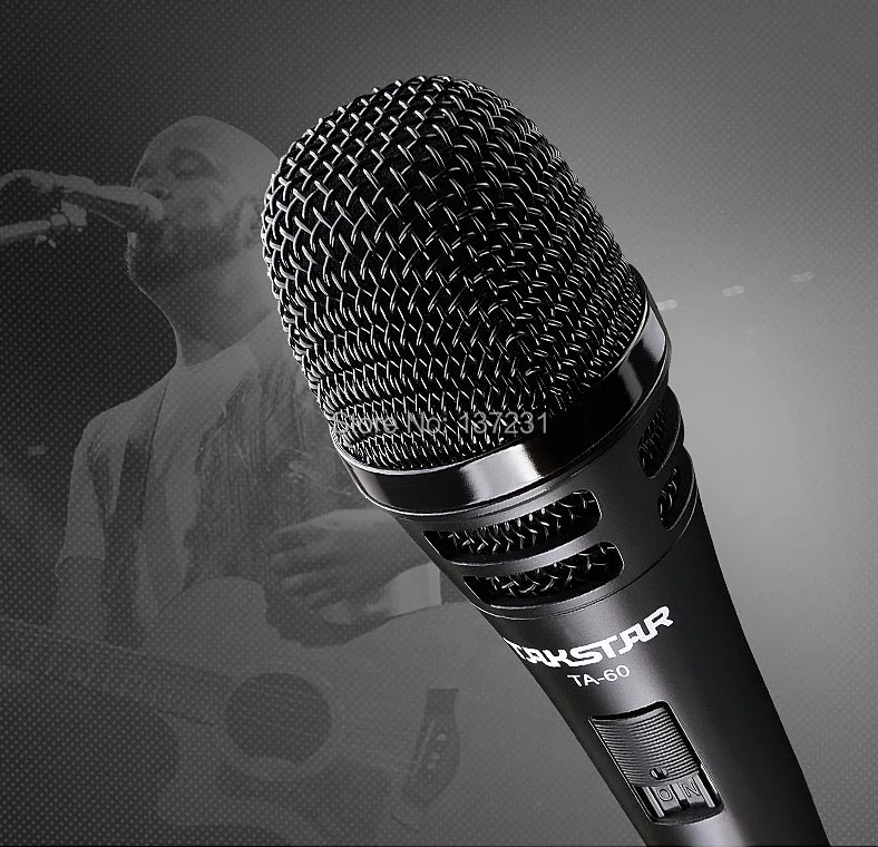 Новый TAKSTAR TA 60 профессиональный динамический микрофон вокальный Пикап для